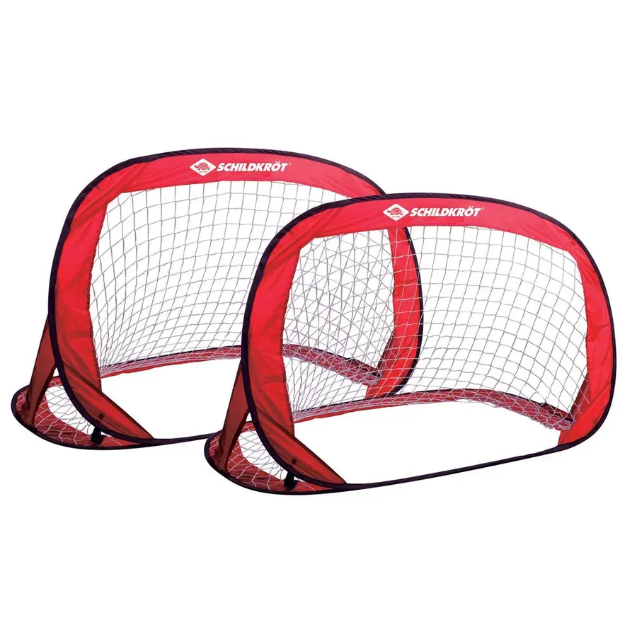 Pop-Up fotballmål | 2 stk 120x80x80 cm | Par 