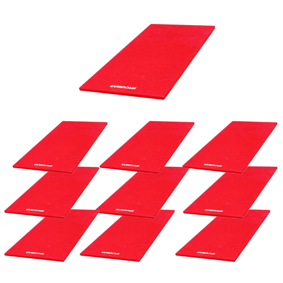 Gymnova Skolemattepakke (10) 10 stk | 200 x 100 x 4 cm | Turnmatte 
