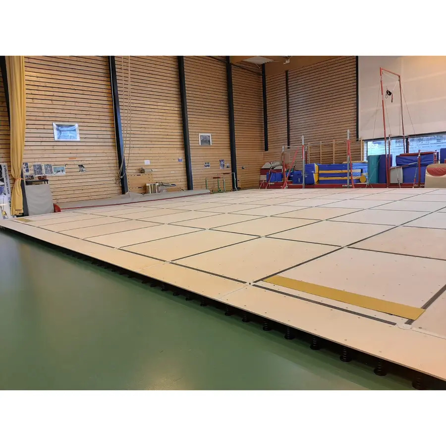 Gymnova Frittståendefelt 14x14 FIG sertifisert, fjærer ikke montert 
