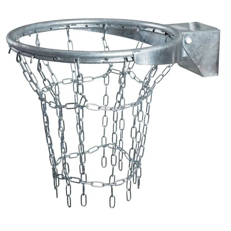 Basketballkurv med nett og plate Utebruk | Komplett sett med veggfeste 