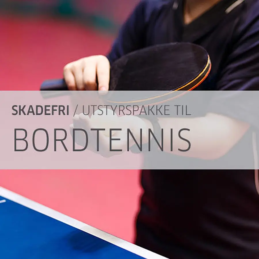 Skadefripakke Bordtennis Pakke til treningsprogram 