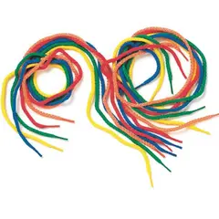 Snører til perler Flerfarget 12 stk